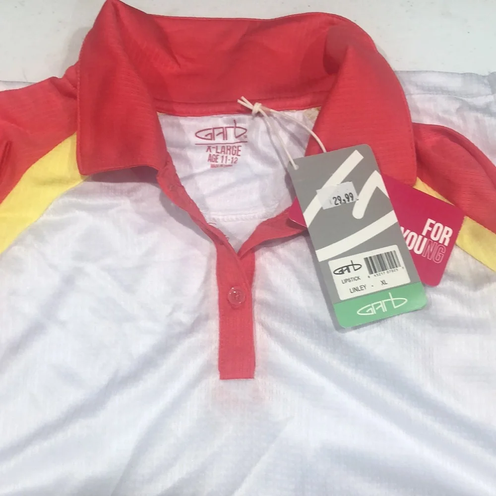 PGA Store NWT 3 tops & 1 skirt Garb Girls Golf set 11-12 - Picture 3 of 7